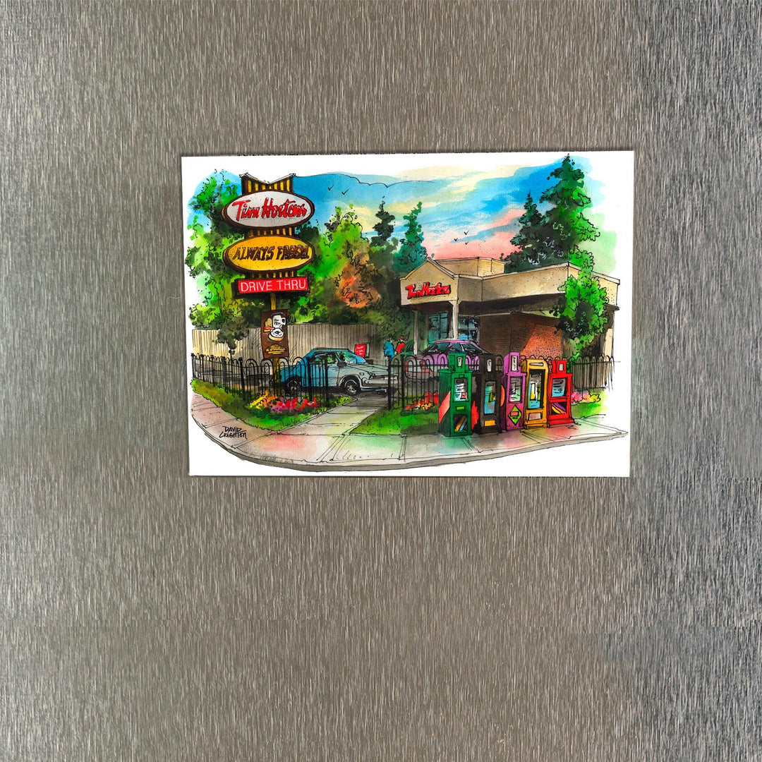 Tim Horton's Fridge Magnet | Totally Toronto Art Inc. 