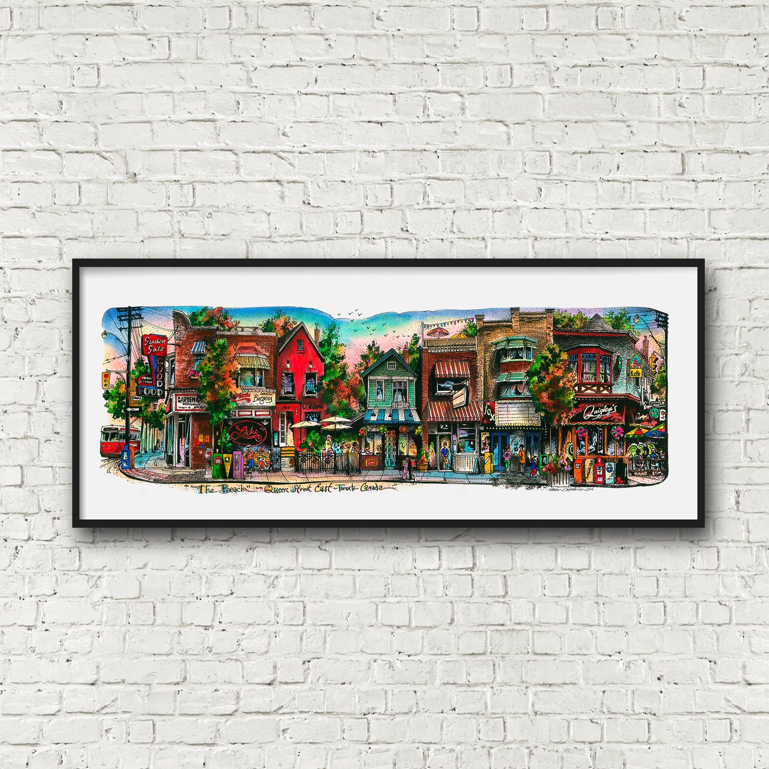 Beaches 2 Toronto Wall Art Totally Toronto Art Inc.