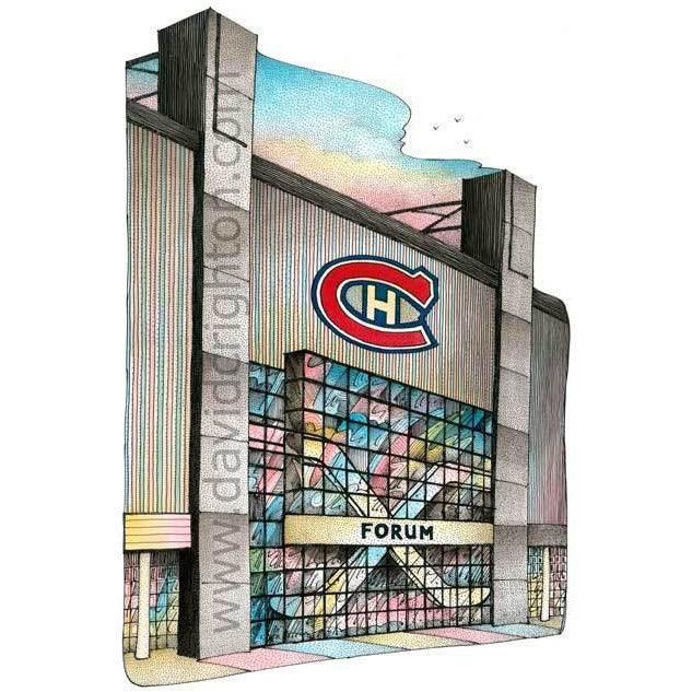 Montreal Forum Hockey Poster | Totally Toronto Art Inc. 