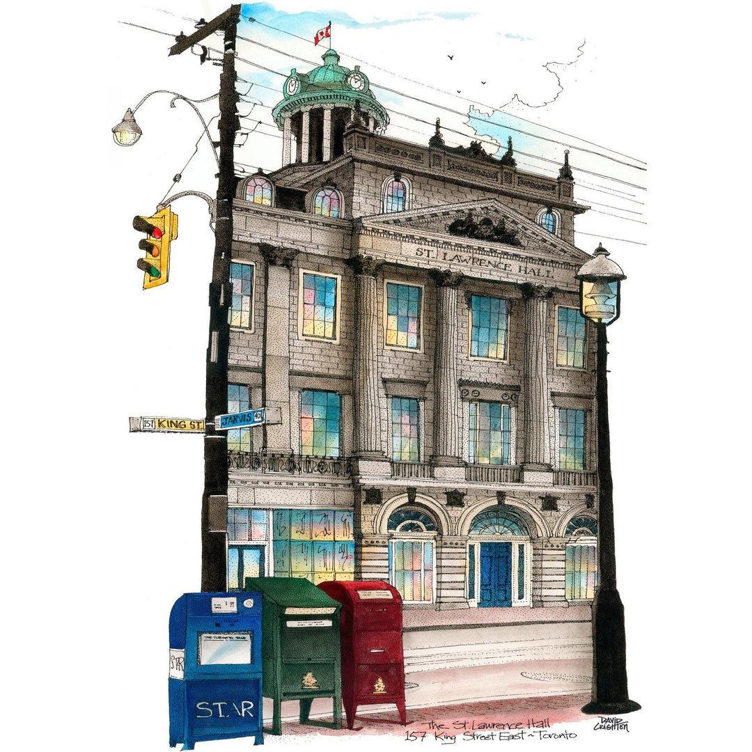 St. Lawrence Hall Toronto Post Card | Totally Toronto Art Inc. 