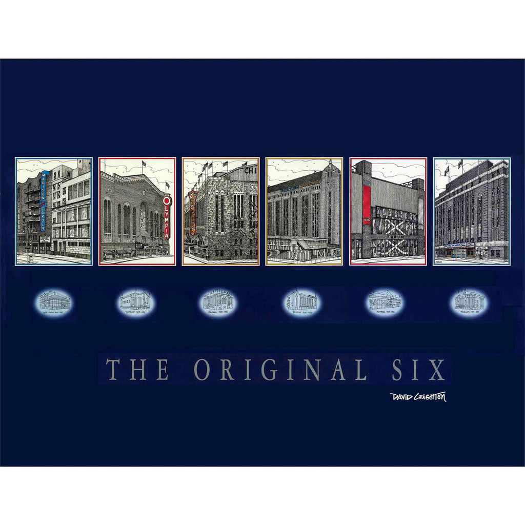 The Hockey Six (Formerly Known As The Original Six) | Totally Toronto Art Inc. 