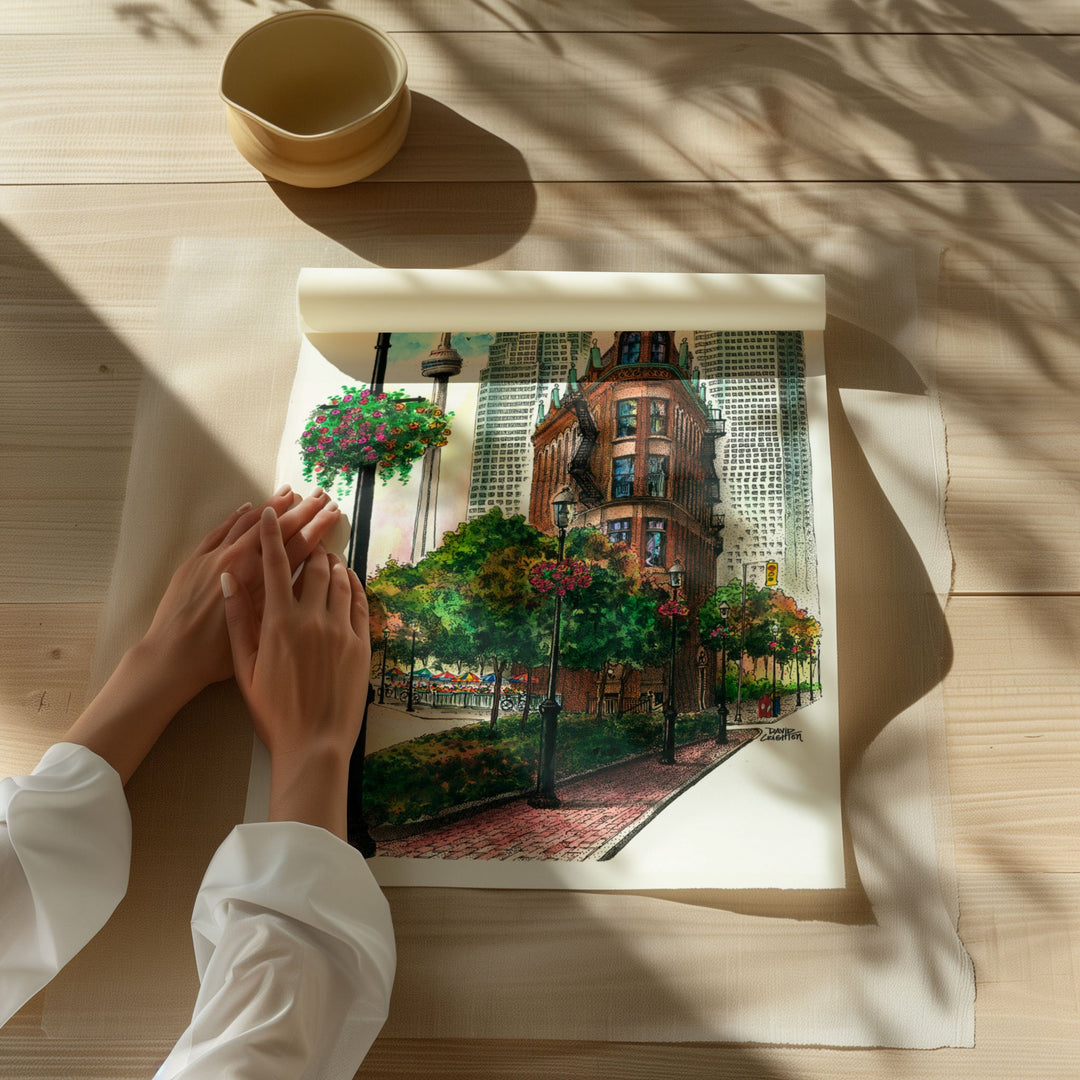 Flatiron Building Toronto Art Print Souvener