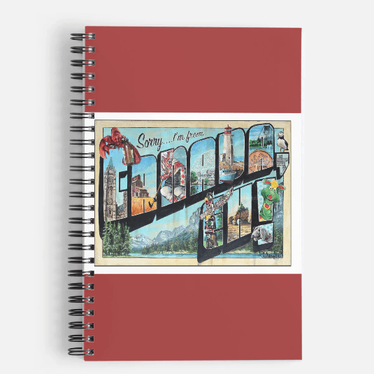 Canadian Souvenir Notebooks | Totally Toronto Art