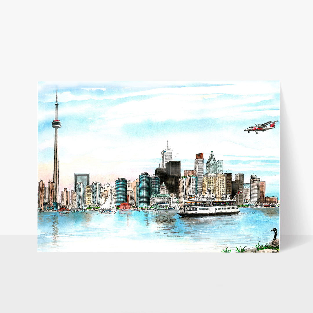Toronto Skyline  Post Card