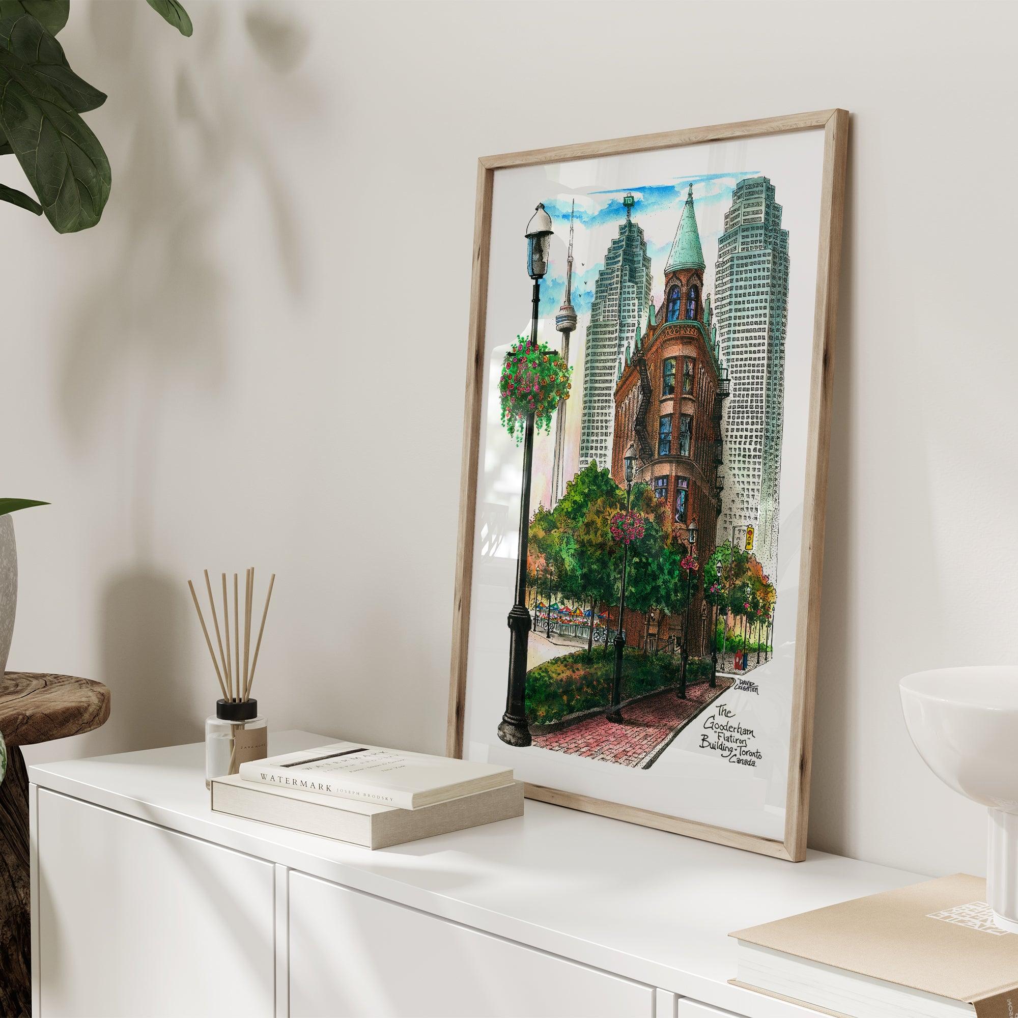 Flatiron Building Toronto Wall Art Totally Toronto Art Inc.