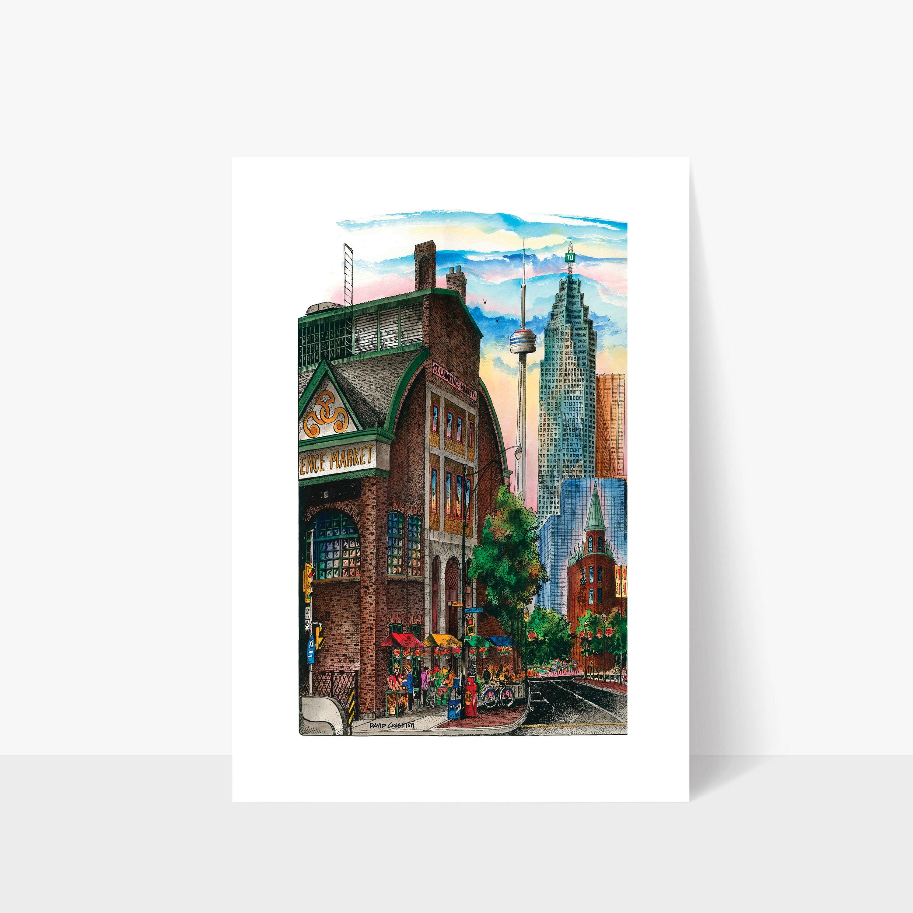 St. Lawrence Market Toronto Post Cards | Totally Toronto Art