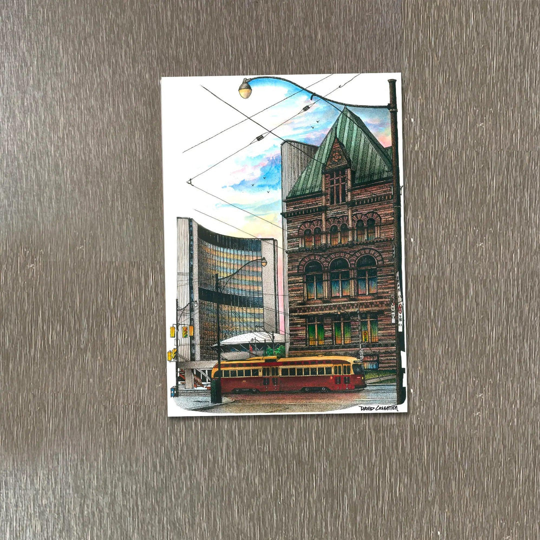 City Halls Toronto Fridge Magnet | Totally Toronto Art Inc. 