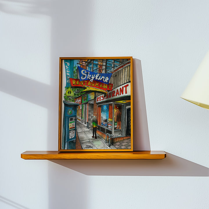 Skyline Restaurant Toronto Poster