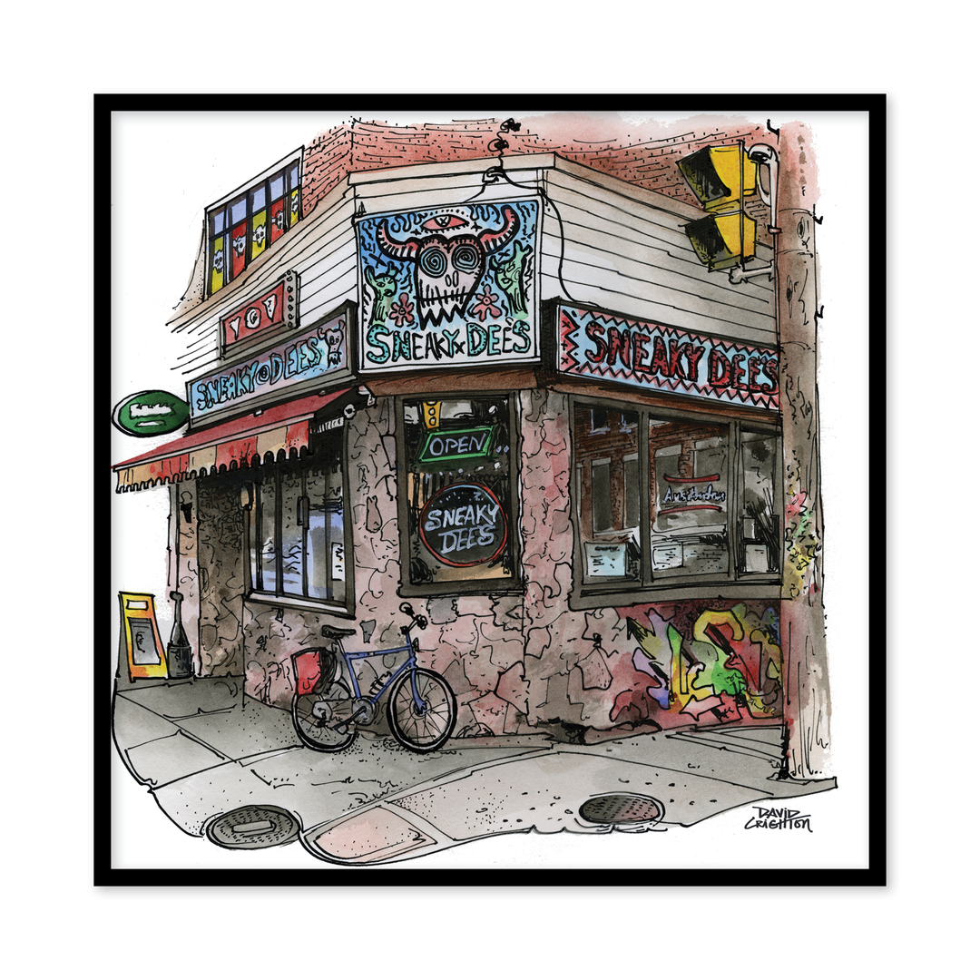 Sneaky Dee's Toronto Poster