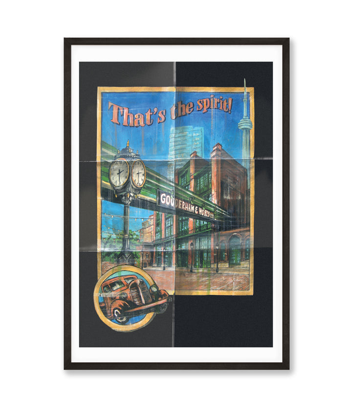 Distillery "That's the Spirit" Poster Print by Rob Croxford