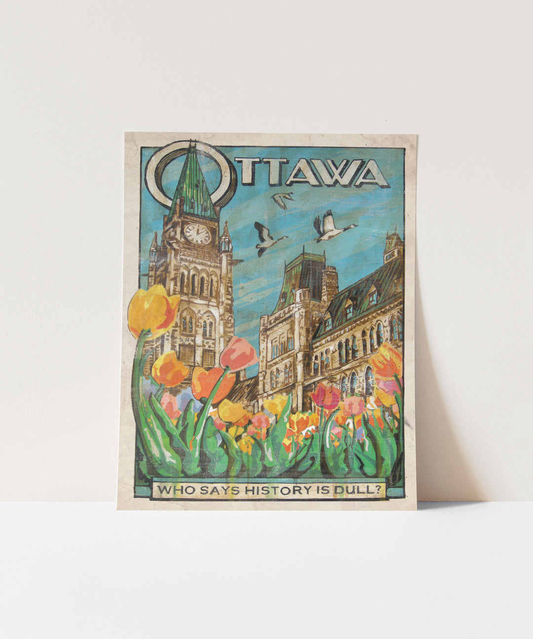 Ottawa Canada Poster by Rob Croxford plain