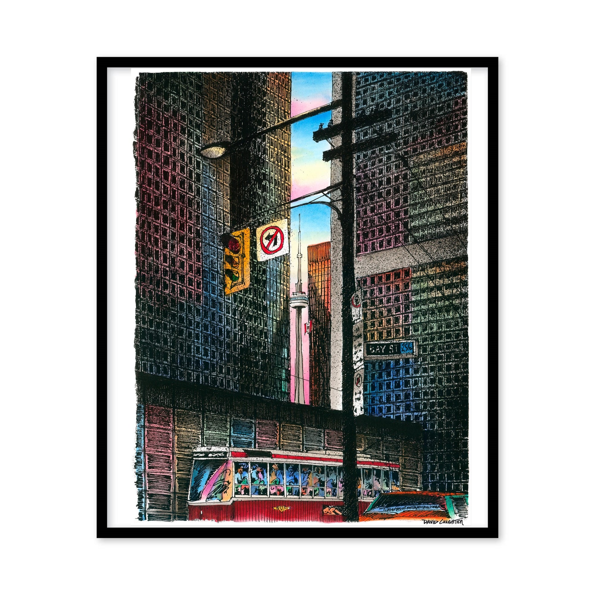 King And Bay Canvas Framed Art Print
