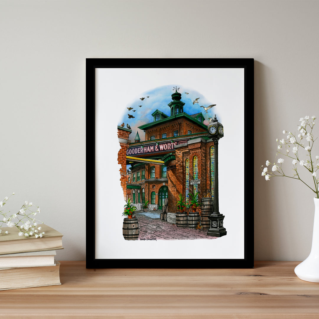 Distillery District Glass Framed