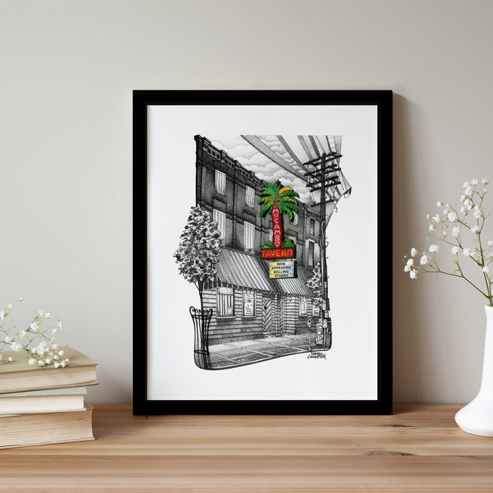 El Mocambo Glass Framed Poster