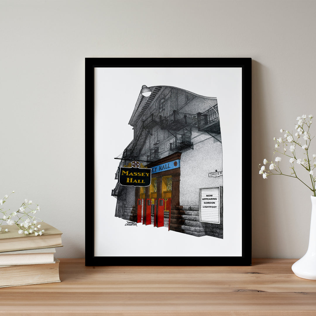 Massey Hall Glass Framed