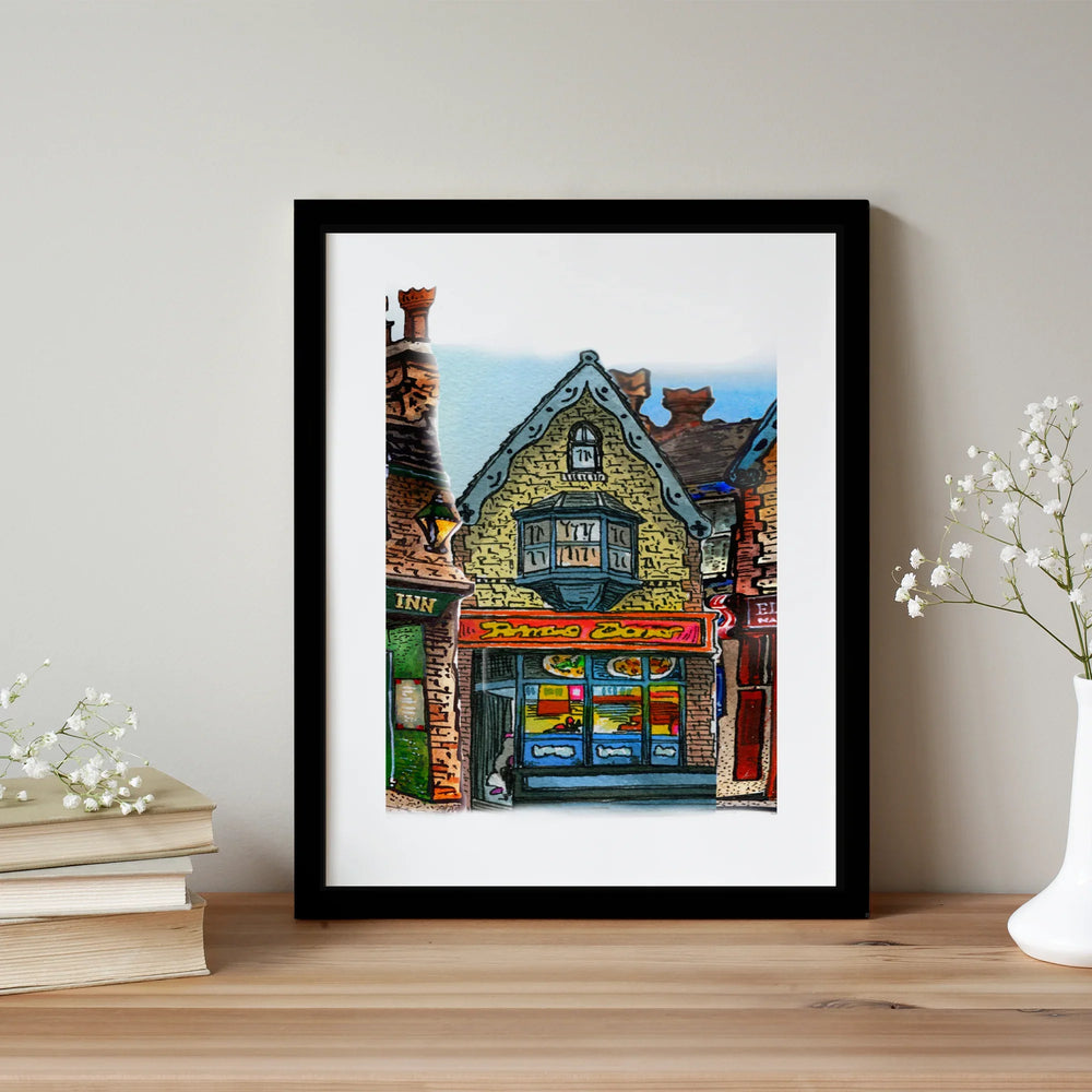 05_397-Prima_Doner-_Glass_Framed - Totally Toronto Art Inc. 