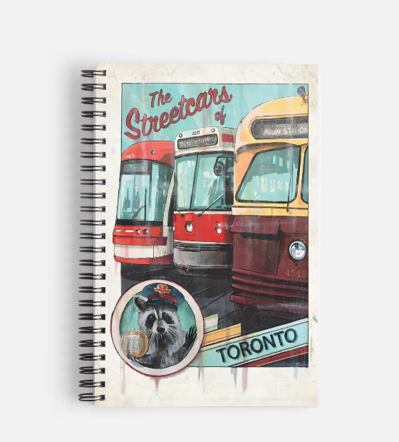 Streetcars of Toronto Souvenir Notebook