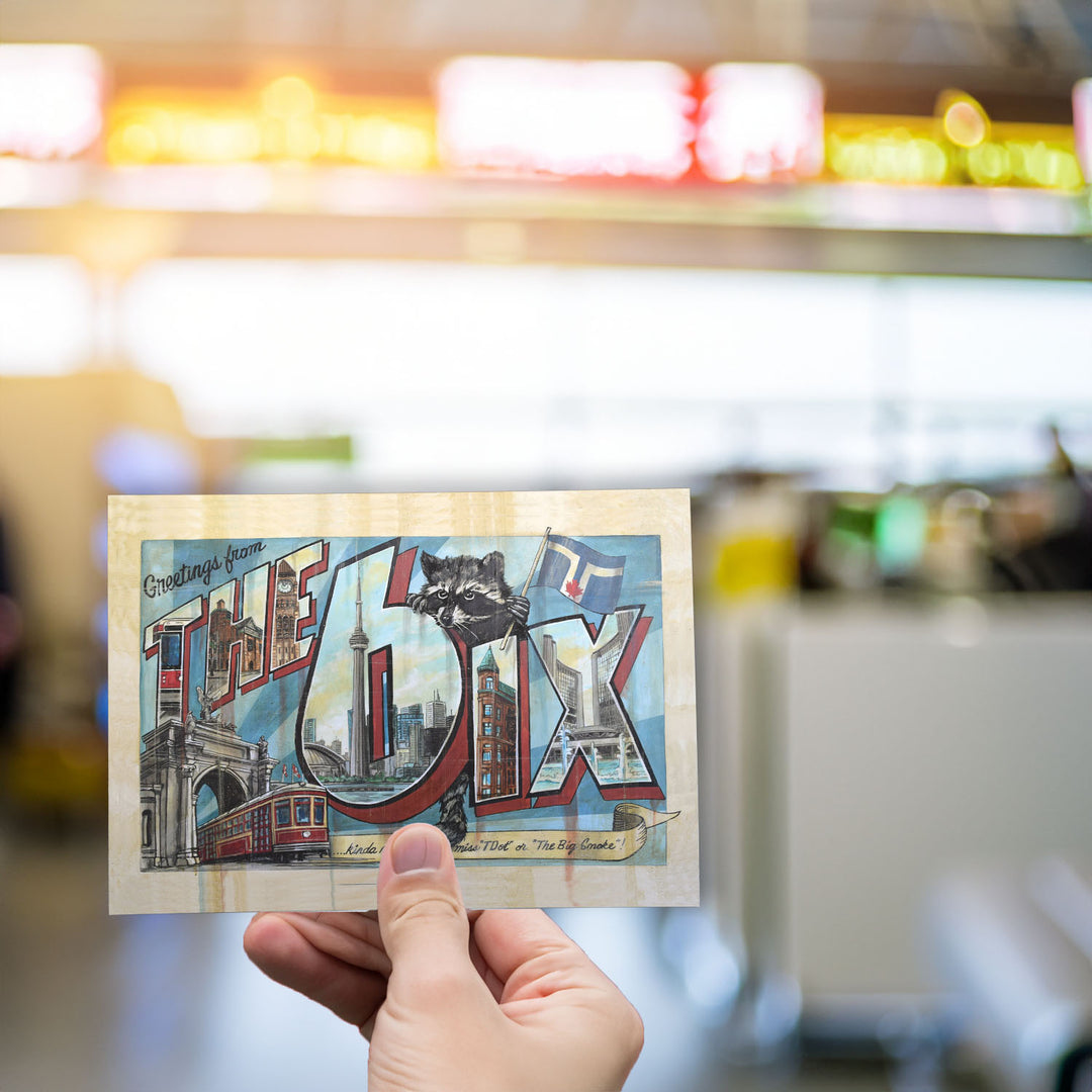 The 6ix Toronto Postcard is at Toronto's Airport right now!