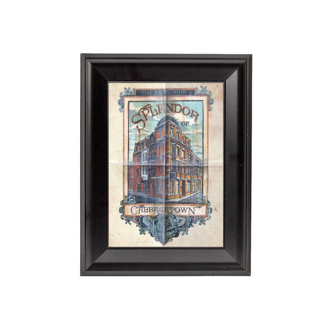 Cabbagetown Postcard in Frame