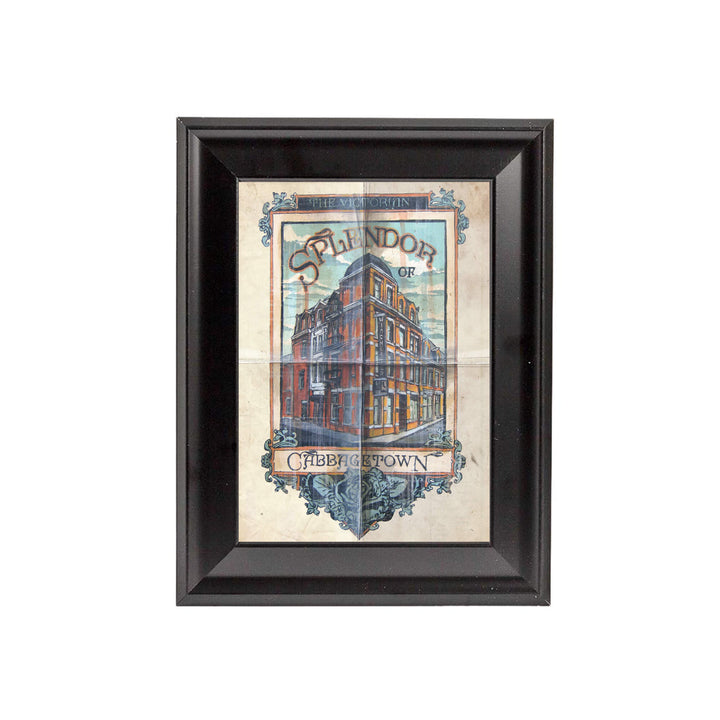Cabbagetown Postcard in Frame
