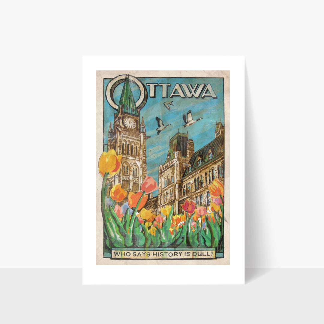 Ottawa Canada Postcard by Rob Croxford plain