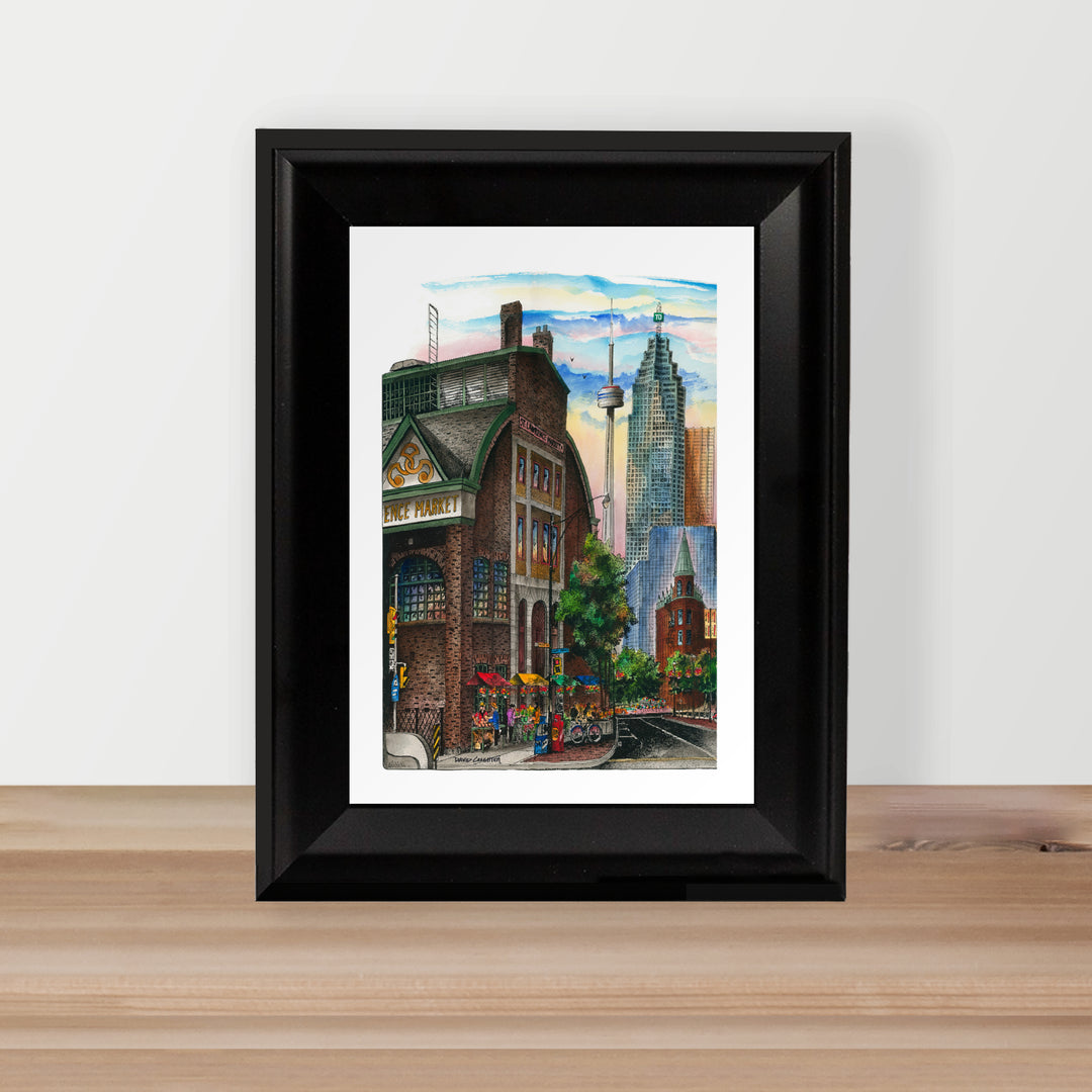 St Lawrence Toronto Framed Postcard