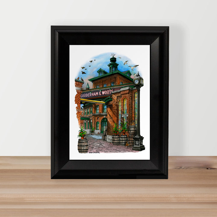 Distillery District Framed Postcard