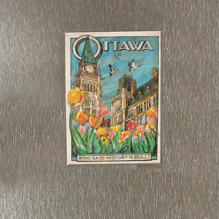 Ottawa Canada Fridge Magnet by Rob Croxford plain