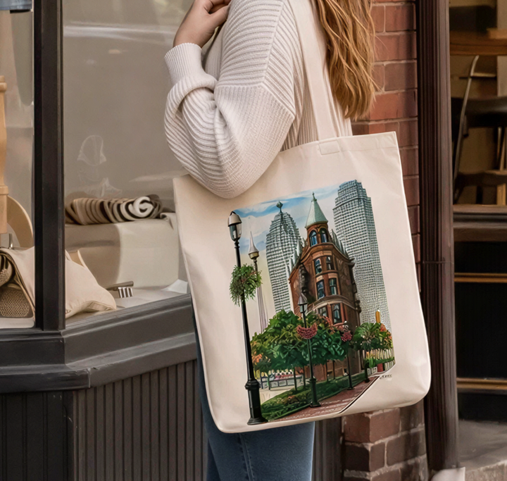 Flatiron Toronto Souvenir Tote Bag