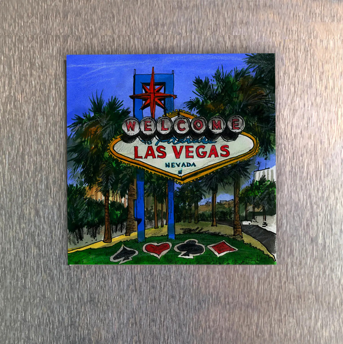 Las Vegas Nevada USA Fridge Magnet 