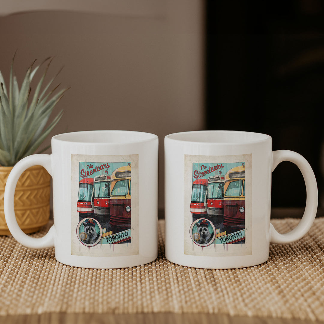 The Streetcars of Toronto Souvenir Coffee Mug by Rob Croxford