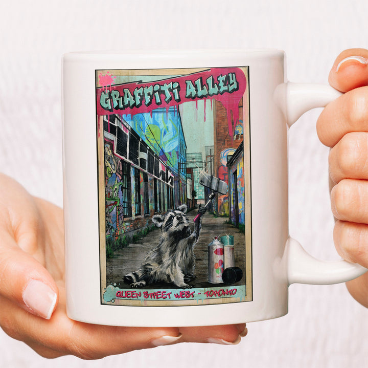 Graffiti Alley Toronto Coffee Mug by Rob Croxford