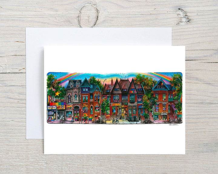 Pride Central (Church St. Toronto) Notecard