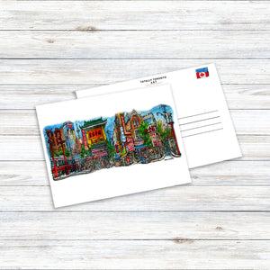 Chinatown, Toronto Post Card - | Totally Toronto Art Inc. 