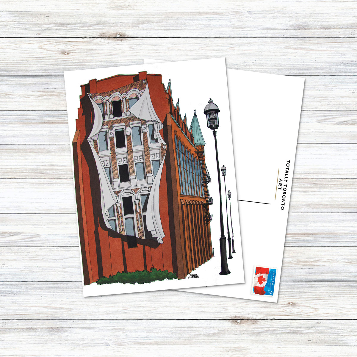 Flatiron Building Mural Toronto Postcard | Totally Toronto Art Inc. 
