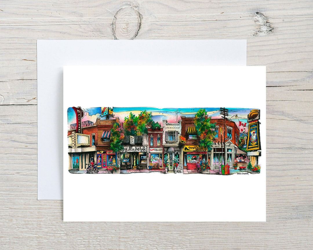 Mt Pleasant Avenue Toronto Note Card