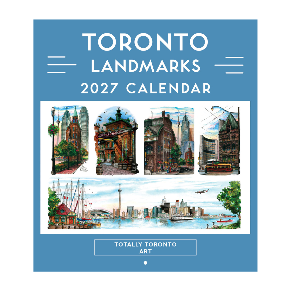 2027 Toronto Landmark Art Print Calendar 
