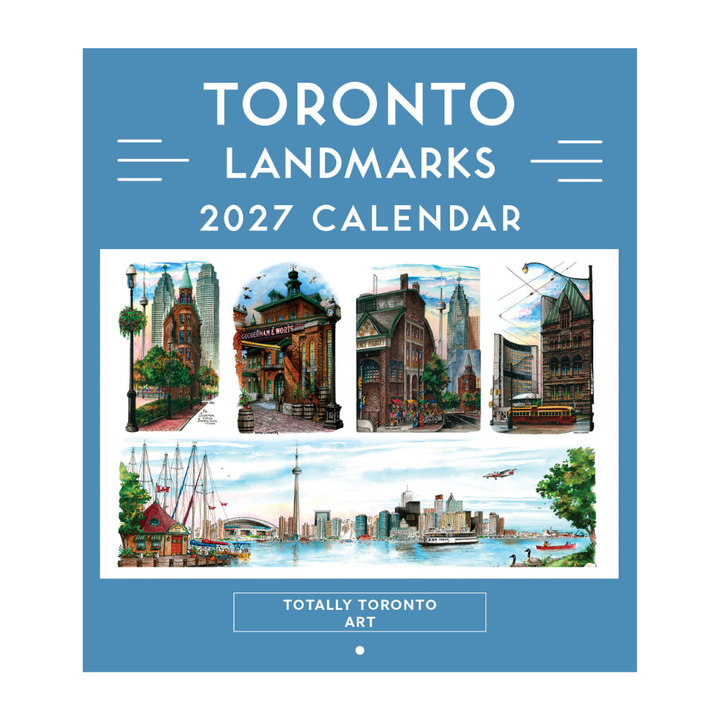2027 Toronto Landmark Art Print Calendar 
