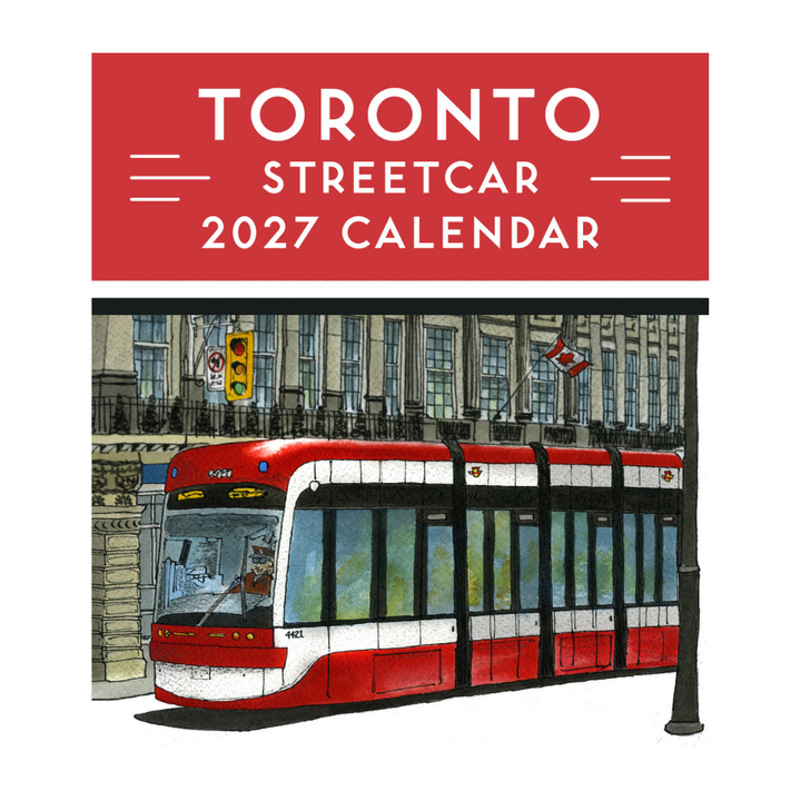 2027 Toronto Streetcar Art Print Calendar
