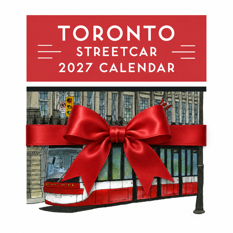 2027 Toronto Streetcar Calendar