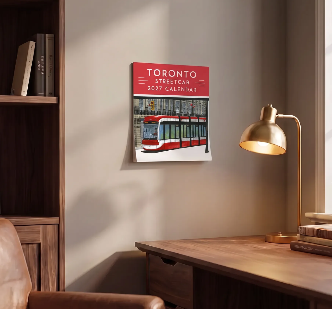 2027 Toronto Streetcar Calendar