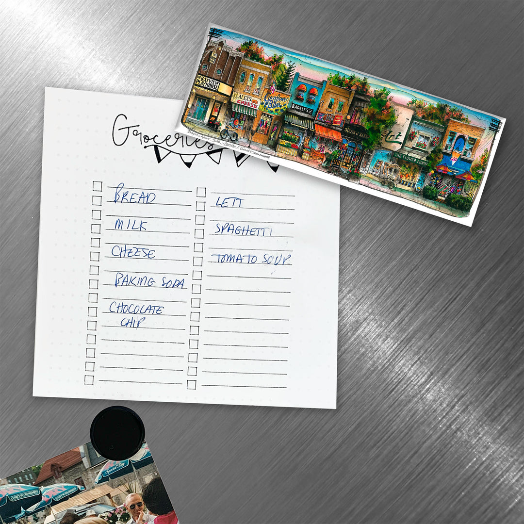 Bayview and Leaside Toronto Fridge Magnet