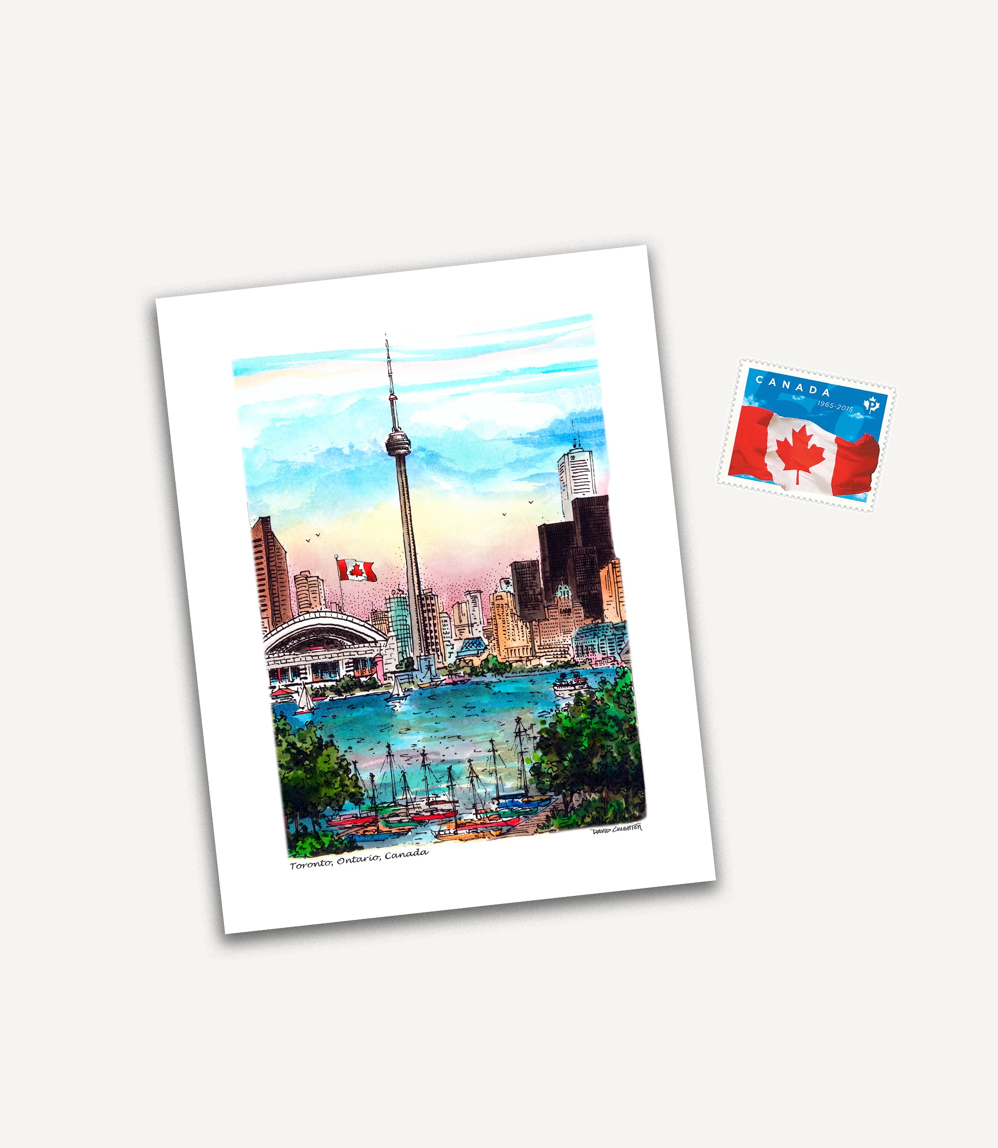 Toronto CN Tower Postcard