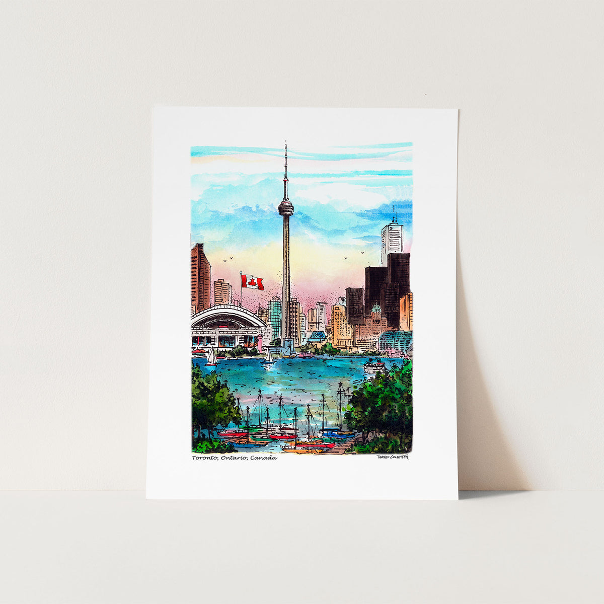 CN Tower Toronto Poster