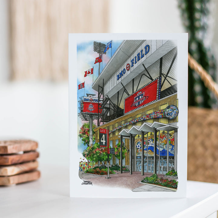 BMO Field FIFA Toronto Note Card