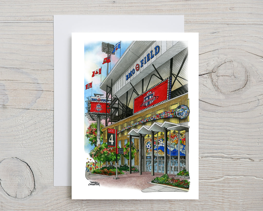 BMO Field FIFA Toronto Note Card