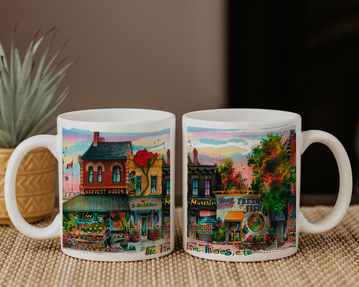 Summerhill Toronto Neighbourhood Coffee Mug for Two