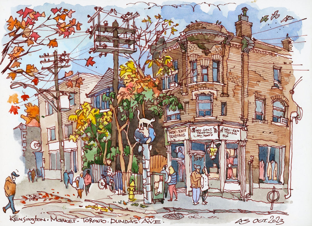 Kensington Market Toronto Poster by Andrey Shmatnik