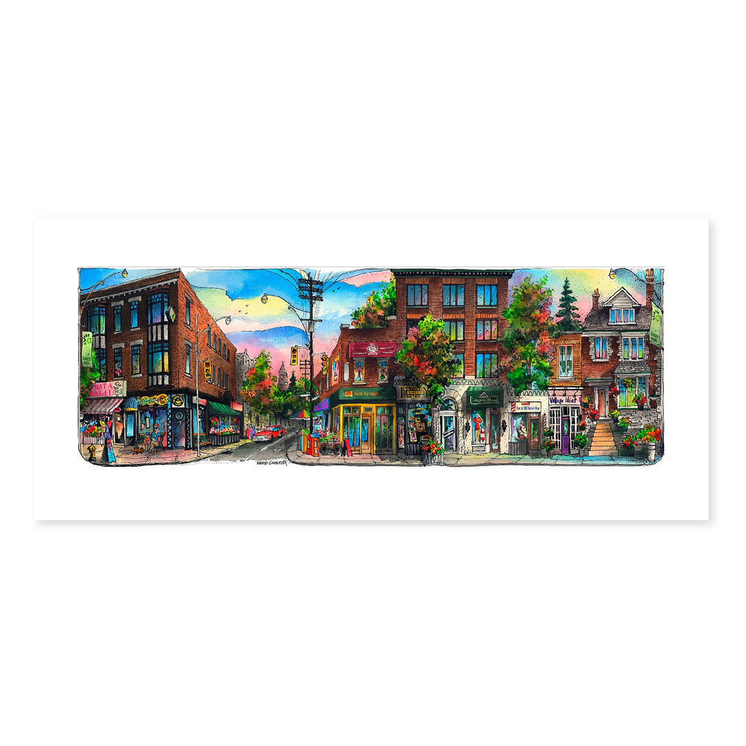 Forest Hill Village Art Print  | Totally Toronto Art Inc.