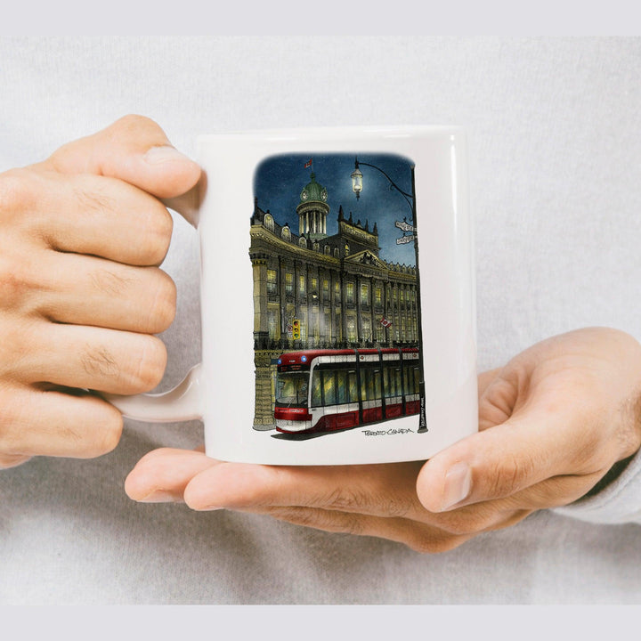 St. Lawrence Town Hall at Night Coffee Mug